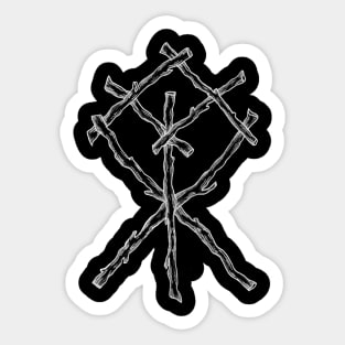 Rune Binding at Midnight Sticker